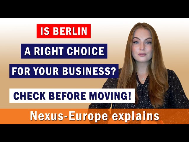 Moving to Berlin: check if Berlin is a right choice for your business