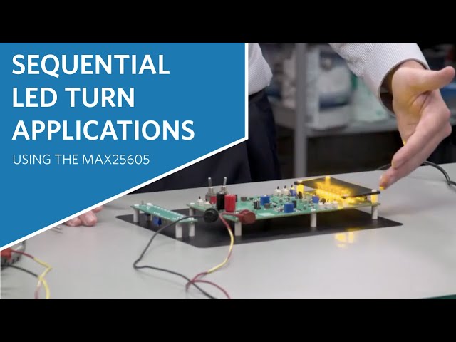 Design Sequential Turn Applications Without a Microcontroller or Software Using the MAX25605