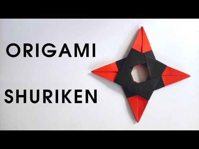 Origami SHURIKEN tutorial | How to make a paper shuriken