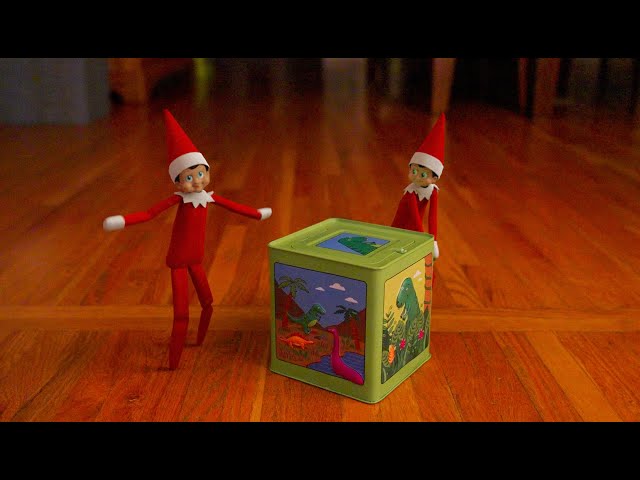 Elf On The Shelf caught moving on camera with another Elf On The Shelf