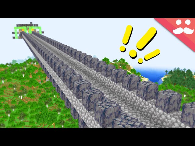 Self Building Bridges in Minecraft