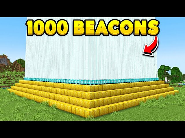 I Made 1000 Beacons in Minecraft Hardcore