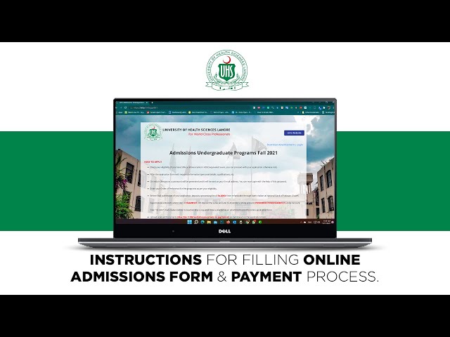 HOW TO APPLY ONLINE - INSTRUCTIONS FOR STUDENTS