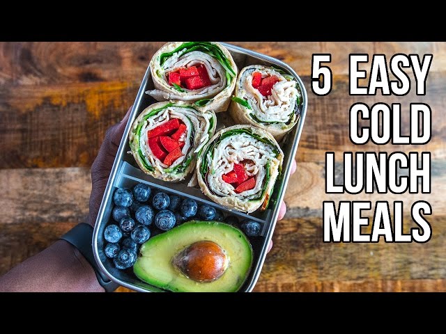 5 Easy Cold Lunches / 5 Comidas que Se Pueden Comer en Frío