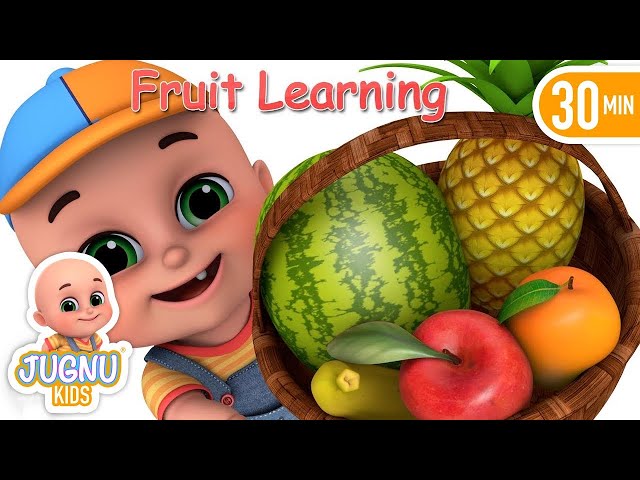हाँ हाँ फल गीत (Yes Yes Fruits Song) Hindi Rhymes For Children - Fruit Rhymes in Hindi - Jugnu kids