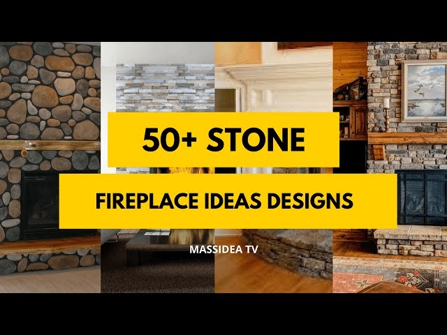 50+ Best Stone Fireplace Ideas Designs 2018