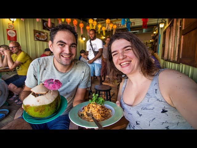 TRAVEL DAY TO THAILAND: First Impressions & First Thai Food! (Thailand Travel Vlog 2019)