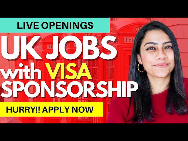 [NEW] UK Jobs with Visa Sponsorship 🇬🇧 | UK Companies offering Visa Sponsorship