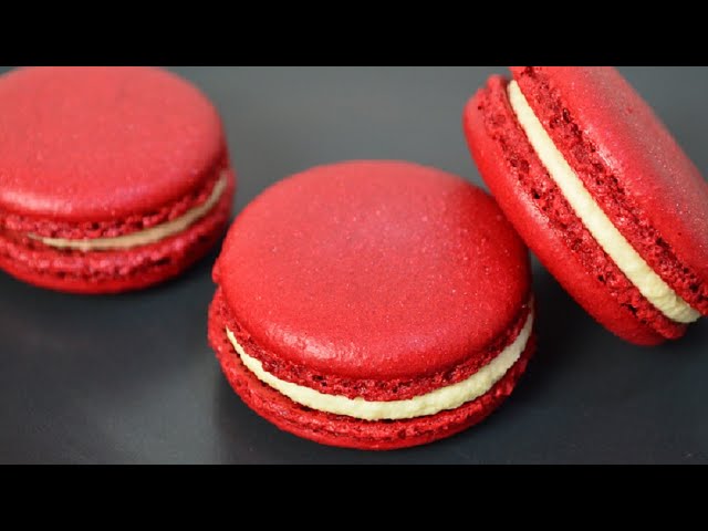 Red Velvet Macarons Recipe