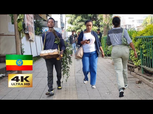 Beautiful Ethiopia , 🇪🇹 Addis Ababa walking Tour 2024 , [4K]