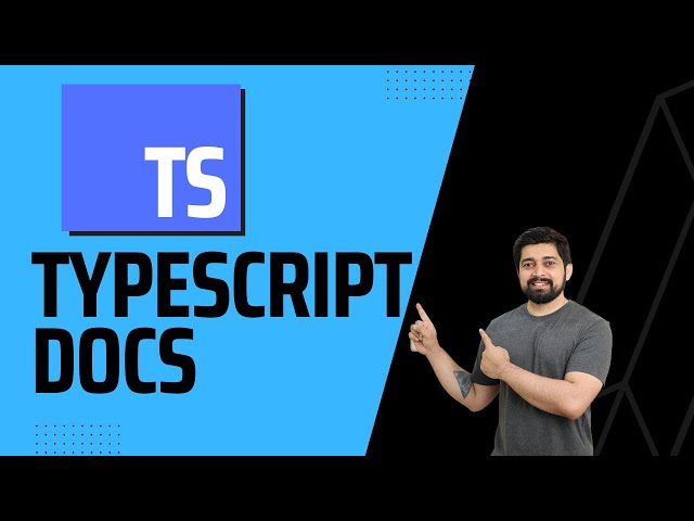 Your first intro to typescript docs