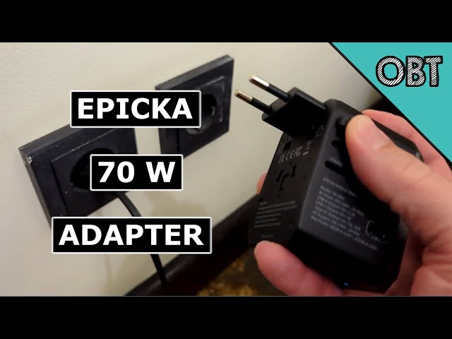 Epicka Universal GaN 70W Universal Travel Adapter