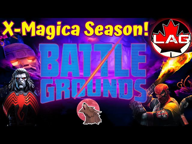 First Ever Saga Battlegrounds Season Begins X-Magica! Victory Track Grinding! Strong New Deck?- MCOC