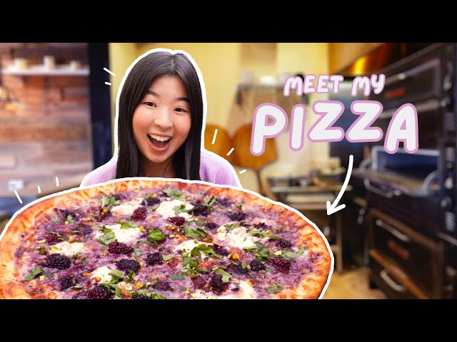 I Made My Own Custom Pizza 🍕💜 | Feat. Spinning Dough in Oakland
