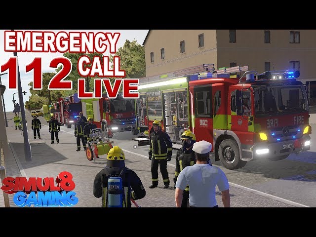 archive: Emergency Call 112 LIVE : Firefighting Simulation - Notruf 112 Simul8