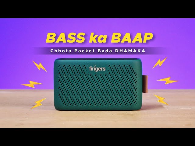 High BASS in Pocket⚡🔊 PREMIUM Portable Bluetooth Speaker | Fingers Musi High - UNBOXING & REVIEW! 🔥