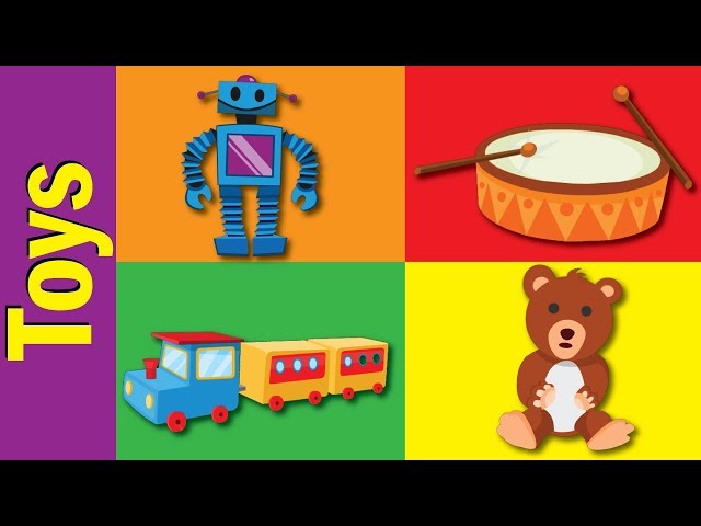 Toys Vocabulary in English | Toys words | Fun Kids English