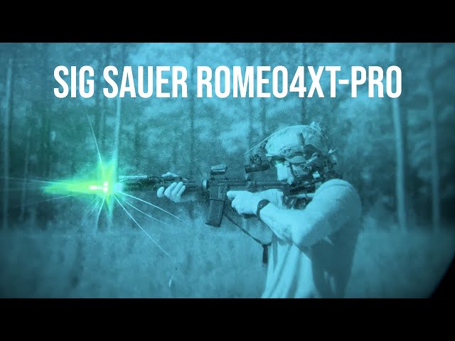 Sig Sauer ROMEO4XT-PRO Red Dot Sight // Is It a Top Tier Option for Nightvision?