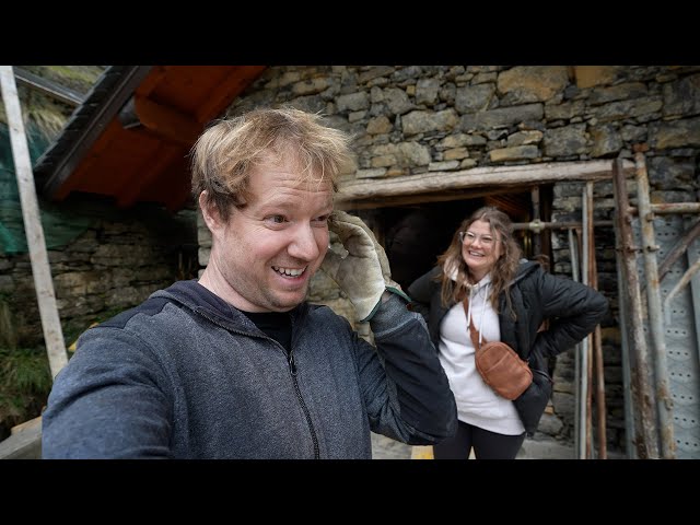 Preparing for Something Terrifying... Building Our Stone House in the Mountains.