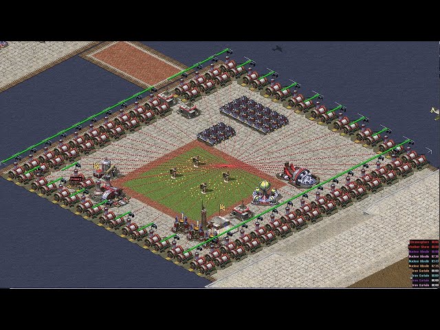 Red Alert 2 - All Vs One 16 [8] (Late Game)