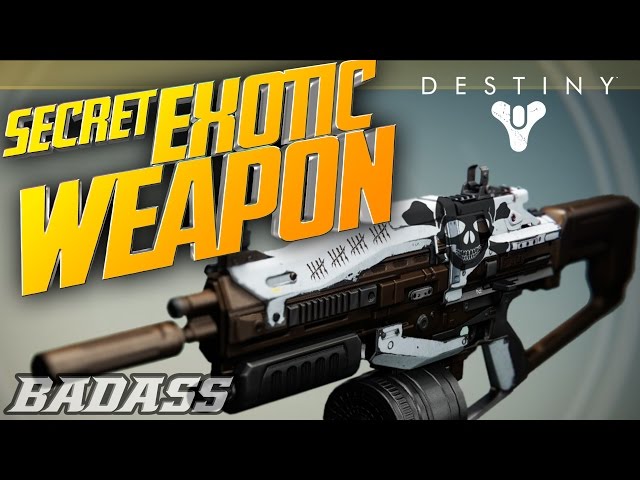 SECRET EXOTIC WEAPON!! How To Get The Best And Most Powerful Gun In Destiny
