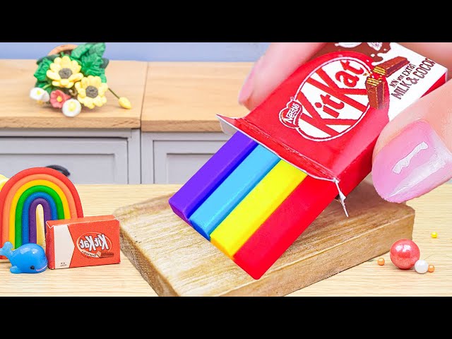 Amazing Rainbow KITKAT Cake 🌈 Yummy Miniature Rainbow Cake Compilation 🍫Chocolate Cakes Recipe
