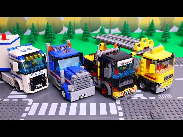 LEGO Trucks and Tractors Video for kids
