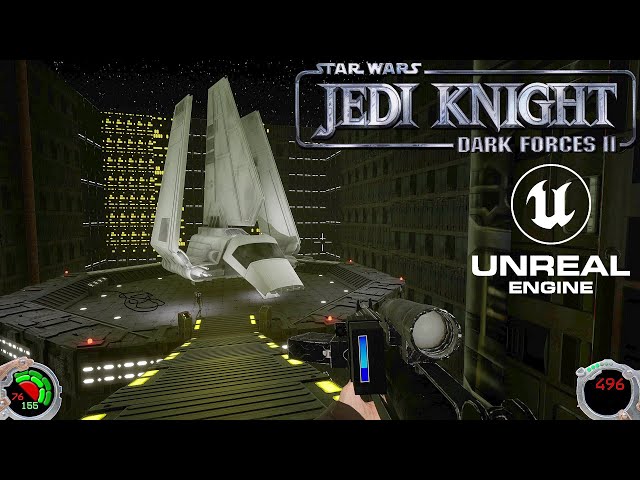 Star Wars Jedi Knight: Dark Forces II - Unreal Engine Fan Remake RTX 3080 Gameplay