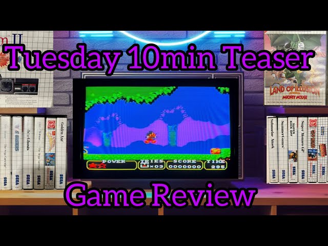 Tuesday 10min Teaser Ep122 - Land Of Illusion #mastersystem #gaming #retrogaming