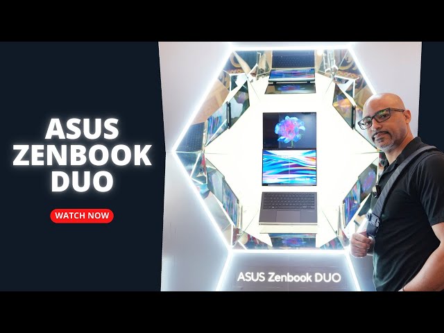 ASUS Zenbook DUO at CES 2024