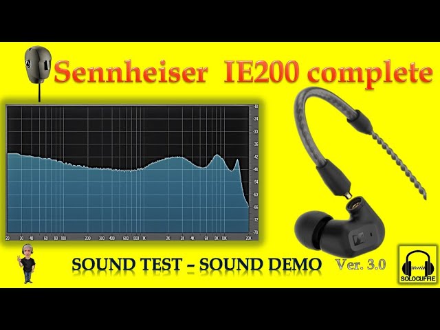 SENNHEISER IE 200 - Complete Sound Demo, Sound Test