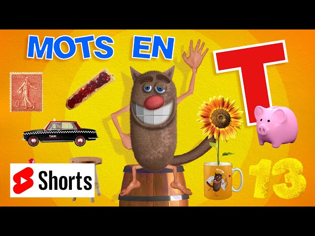 Foufou - Mots commençant par T pour les enfants (Learn words starting with T for kids) #short