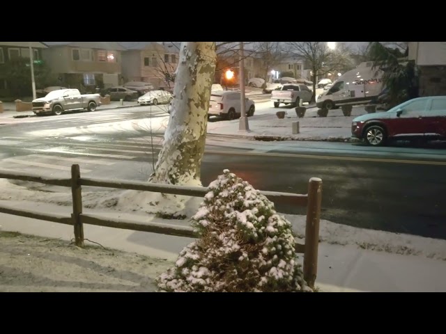 Snow in NYC Record Broken! January 15-16th, 2024 - 1AM