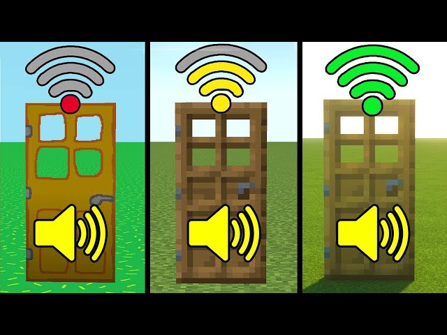 sounds of minecraft with different Wi-Fi