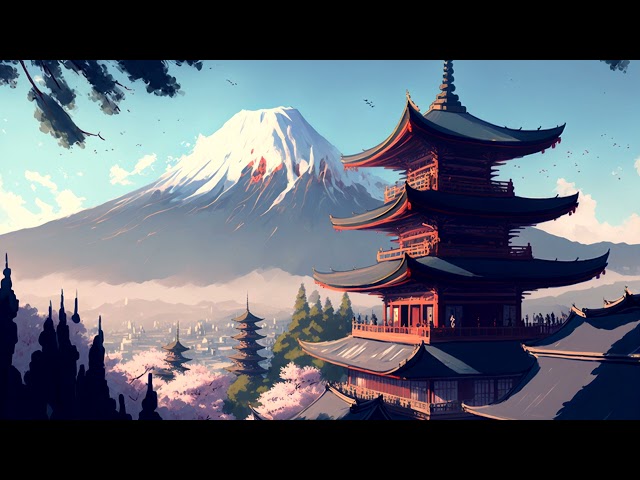 ⛩️ Japanese Flute Music "Mt. Fuji" | 1 Hour Of Relaxing Japanese Music