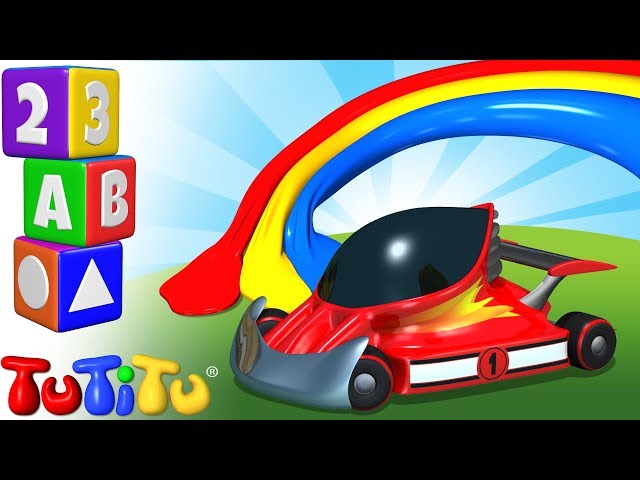 TuTiTu Preschool | Learning Colors for Babies and Toddlers | Race Cars