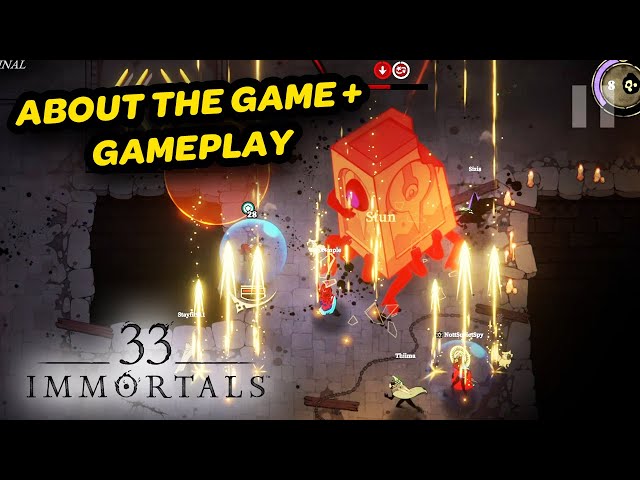 About '33 IMMORTALS' with Gameplay & Boss Fight (closed beta)