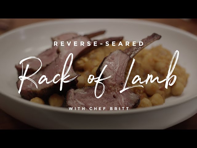 Reverse Seared Rack of Lamb