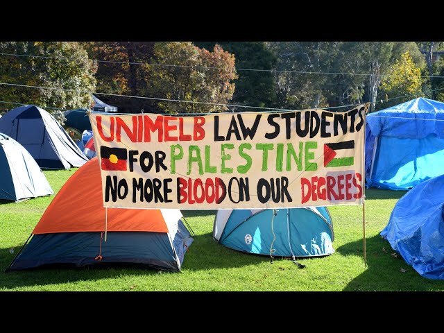 Calls to ‘bring in the police’ to deal with university pro-Palestine encampments