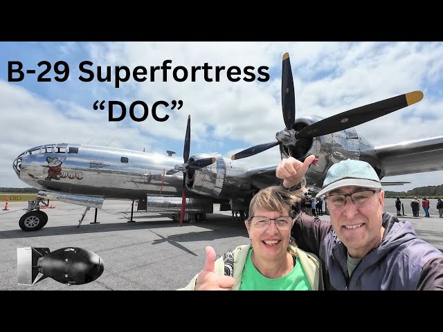 We Visited the B-29 Superfortress "Doc"! History & Tour!