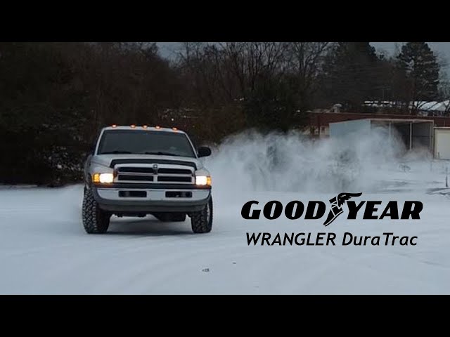 GoodYear Wrangler Duratrac Tire Review on my 2nd Gen Dodge Cummins Truck