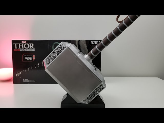 If He Be Worthy | MJOLNIR Electronic Hammer of THOR (Hasbro) Unboxing and Hands On!