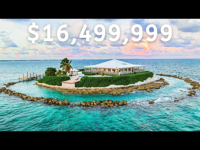 Touring a $16.5M Self Sustaining PRIVATE ISLAND IN THE FLORIDA KEYS! | East Sister Rock Island