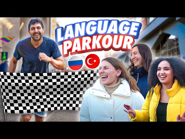 Language Parkour Through Amsterdam
