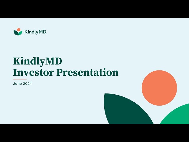 Kindly MD (NASDAQ: KDLY): Virtual Investor Conferences