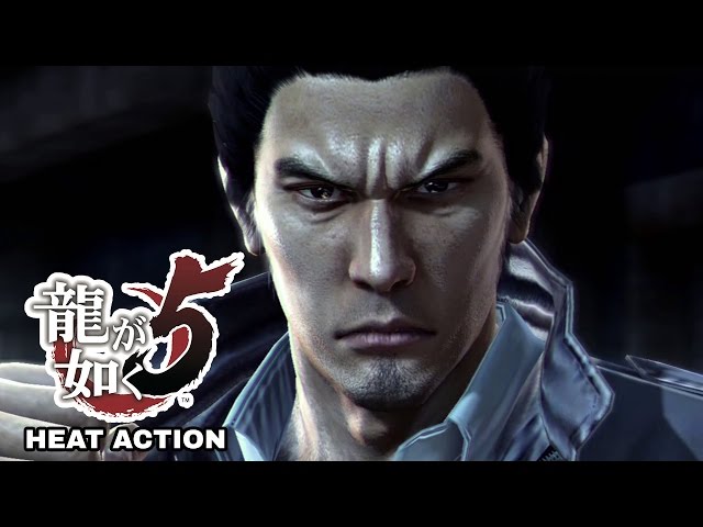 Yakuza 5 / Ryu Ga Gotoku 5 Heat Actions Compilation - Kiryu