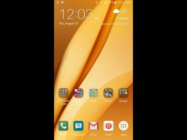 Samsung Galaxy Note 5 Stock Themes