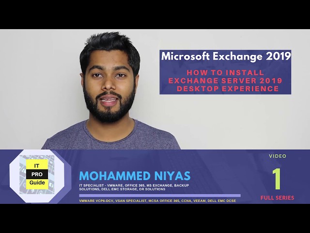 How to install Microsoft Exchange Server 2019 | Step by Step | Video 1
