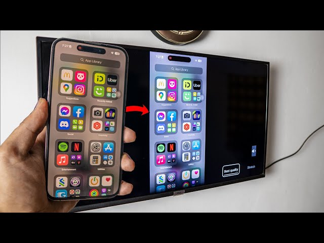 How to Mirror iPhone to TV (ApowerMirror Tutorial) 2023