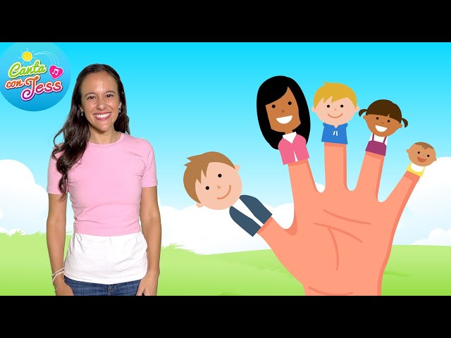 Finger Family Song in Spanish (Canción de la Familia Dedo) | Spanish for Kids